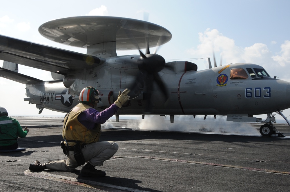 USS Dwight D. Eisenhower flight operations