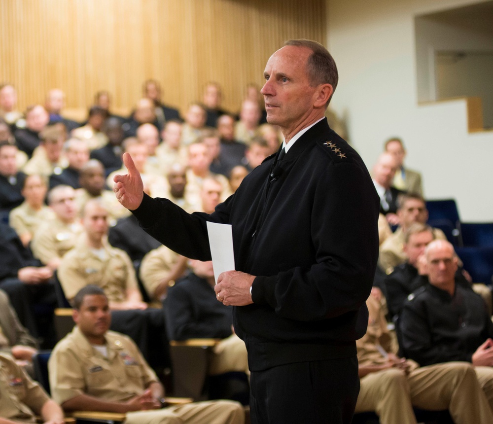 CNO speaks to Office of Naval Intelligence, Navy Cyber Warfare Development Group commands