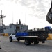 USS Carr crew offloads seized drugs