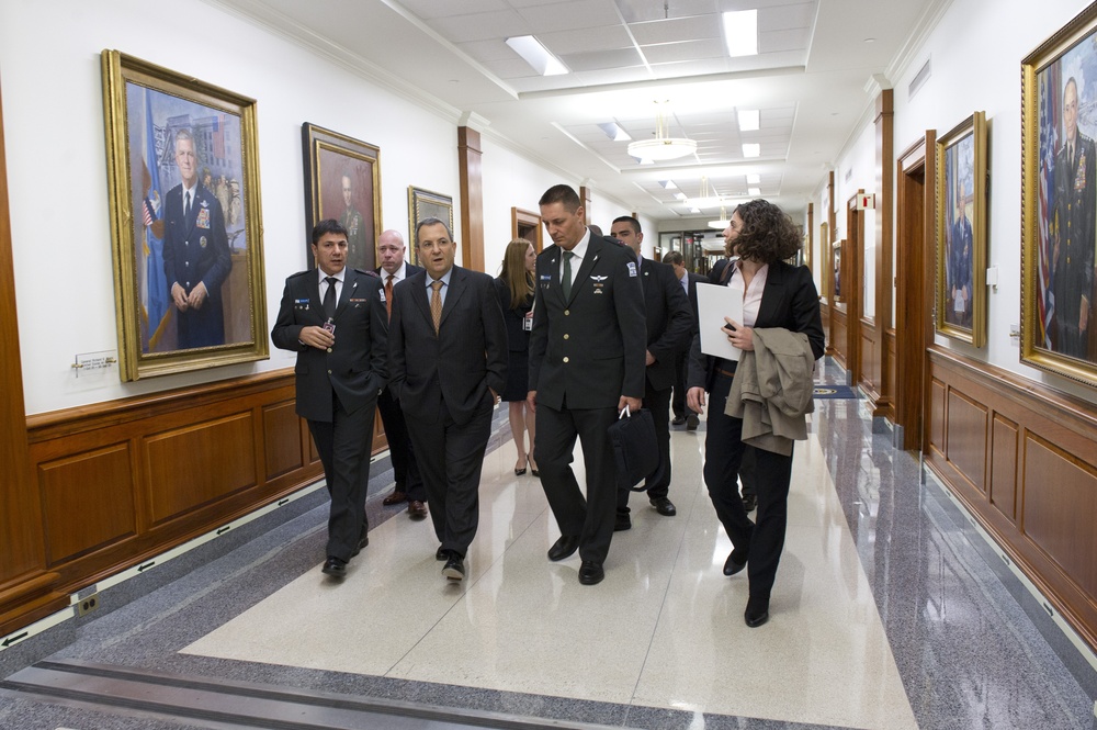 Honor cordon at the Pentagon