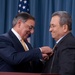 Honor cordon at the Pentagon