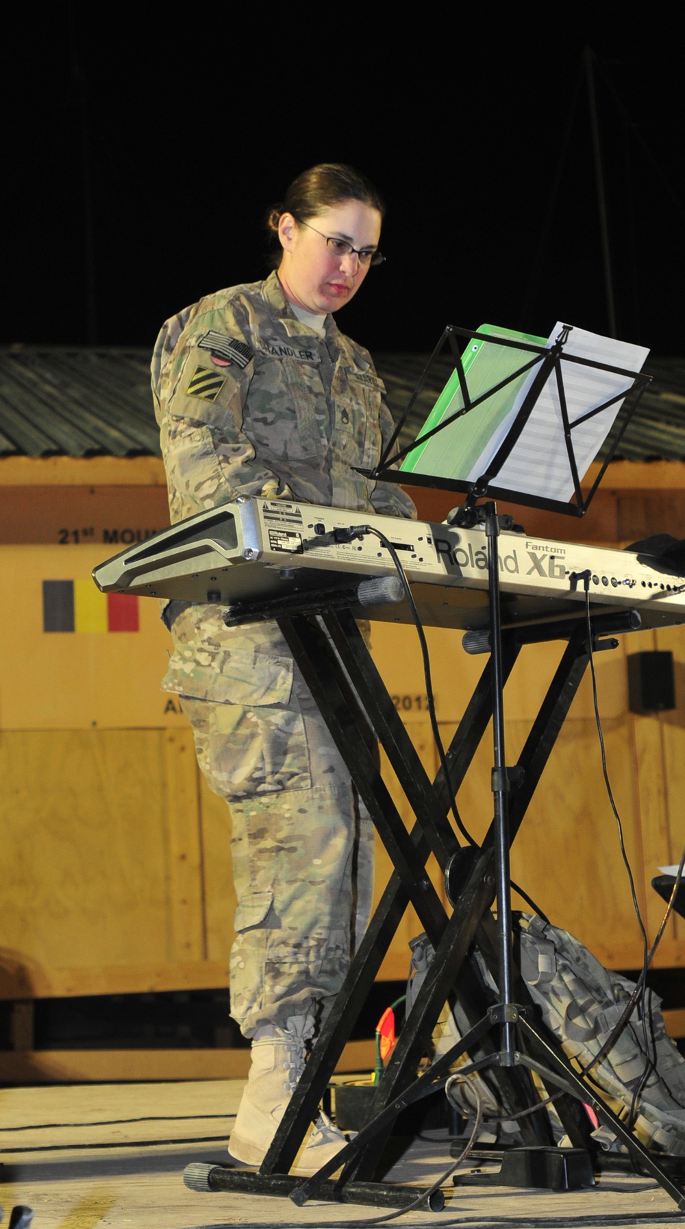 'Trigger Happy' Third ID’s rock band performs at FOB Mescal