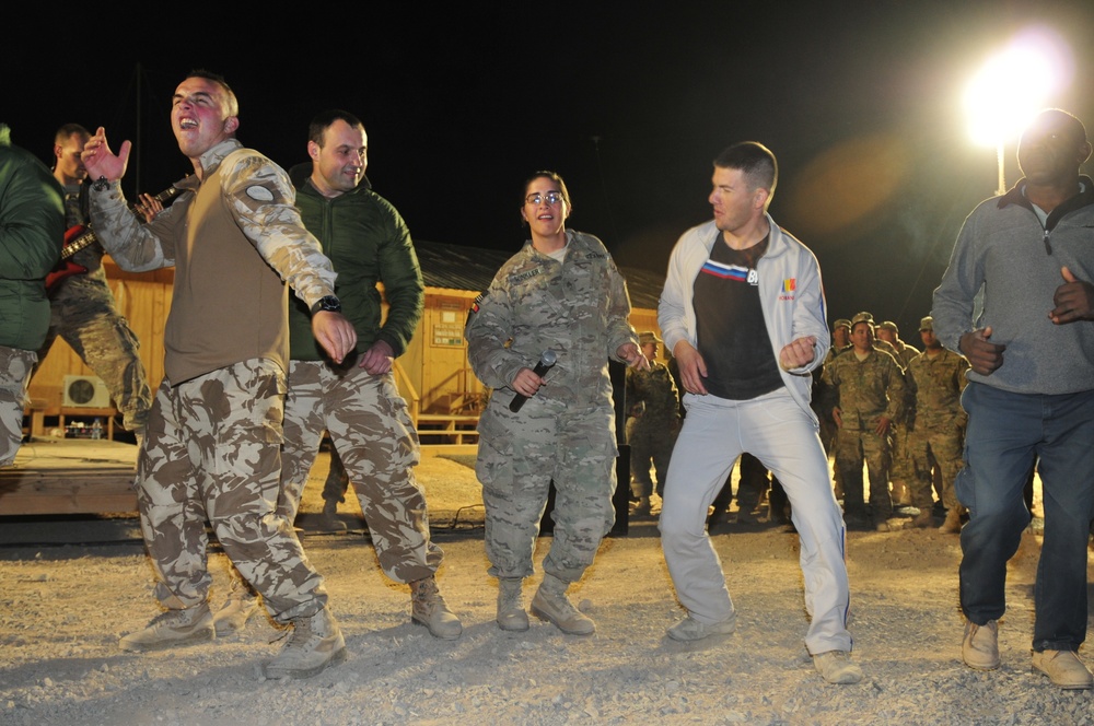 'Trigger Happy' Third ID’s rock band performs at FOB Mescal