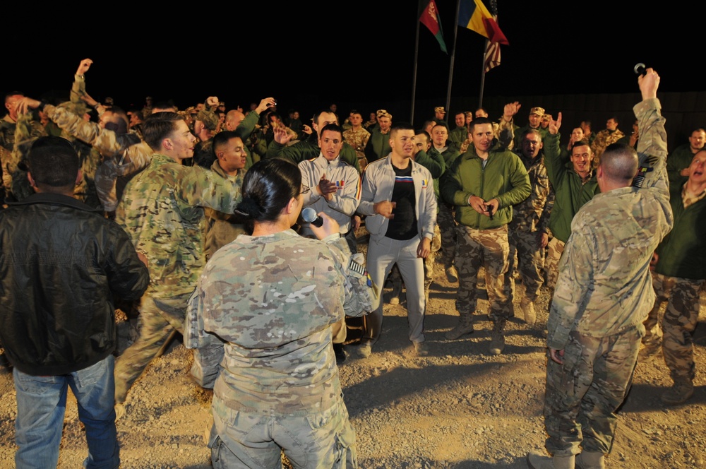 'Trigger Happy' Third ID’s rock band performs at FOB Mescal