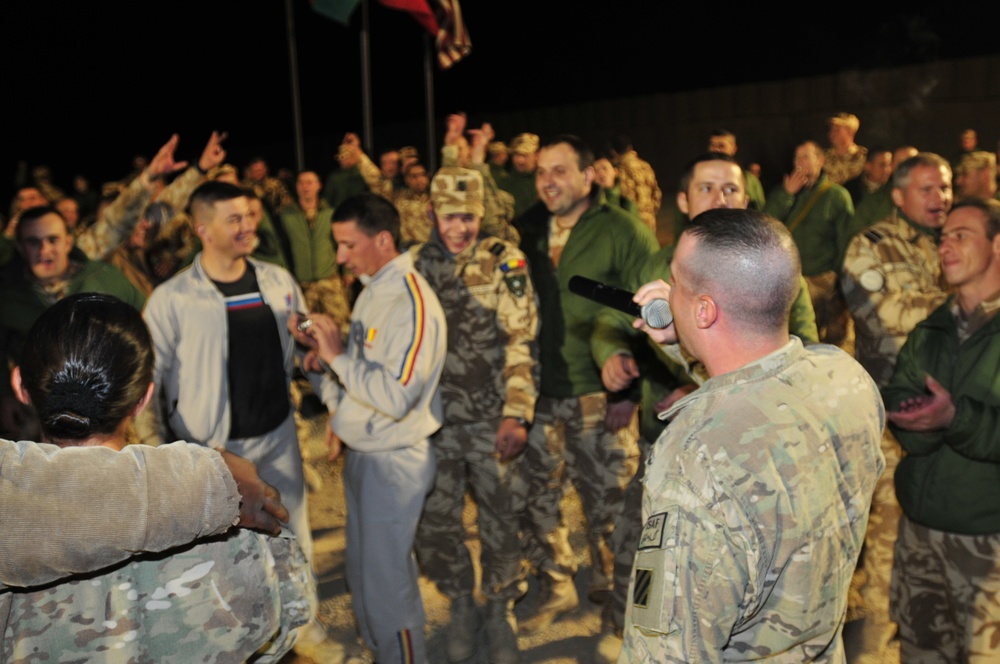 'Trigger Happy' Third ID’s rock band performs at FOB Mescal