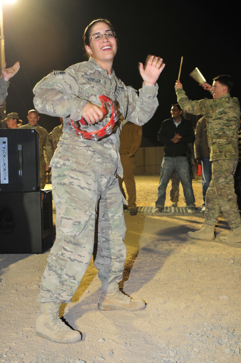 'Trigger Happy' Third ID’s rock band performs at FOB Mescal