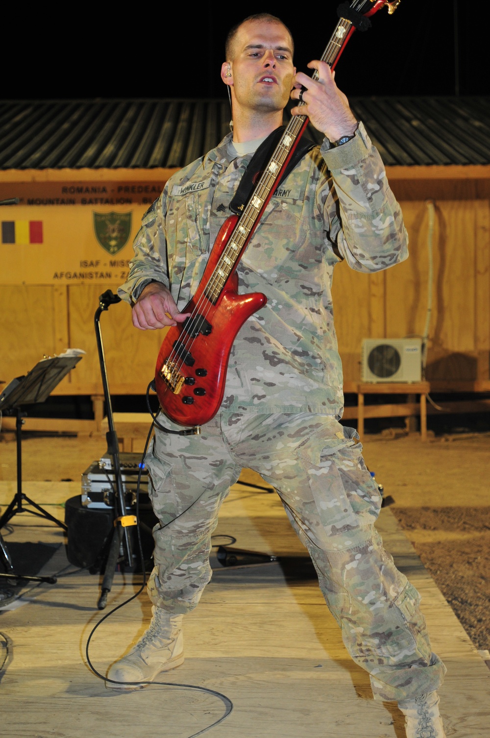 'Trigger Happy' Third ID’s rock band performs at FOB Mescal