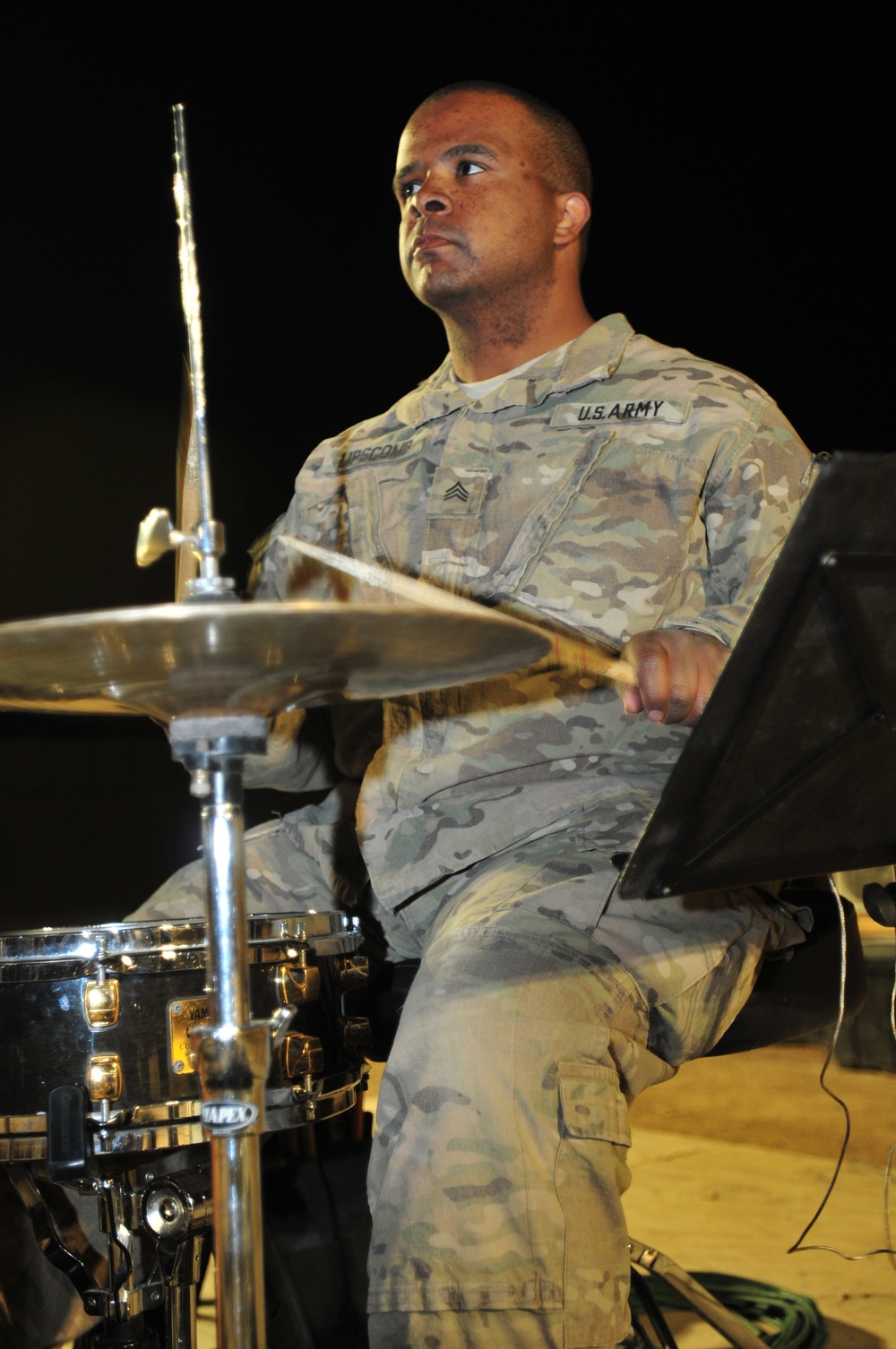 'Trigger Happy' Third ID’s rock band performs at FOB Mescal