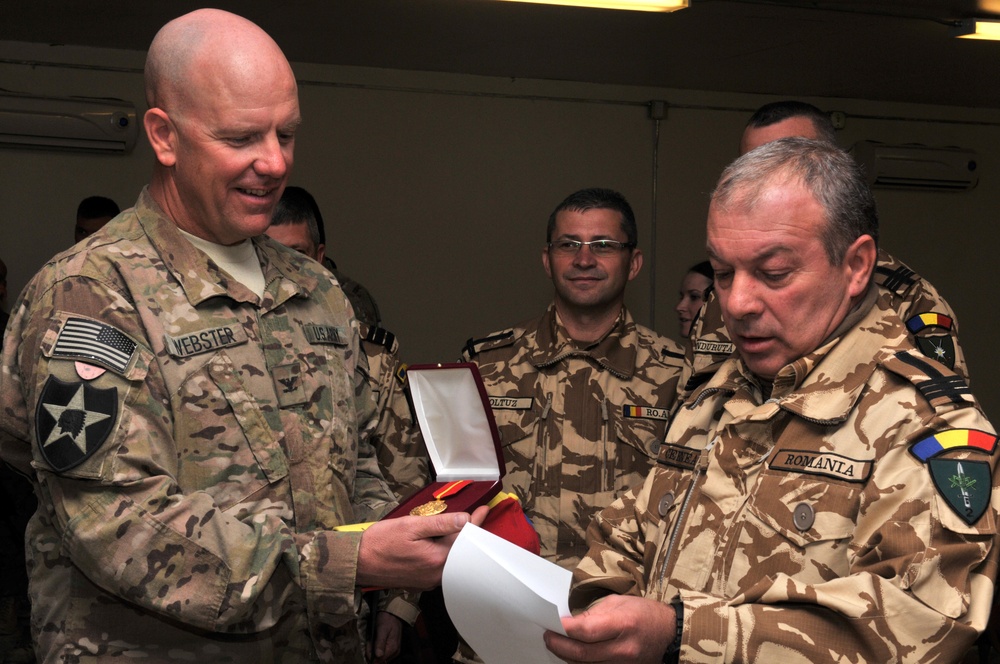 3rd SBCT, 2nd ID command honored with Romanian award