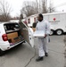 Red Cross handouts in Stoney Point, NY