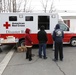 Red Cross handouts in Stoney Point, NY