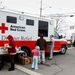Red Cross handouts in Stoney Point, NY