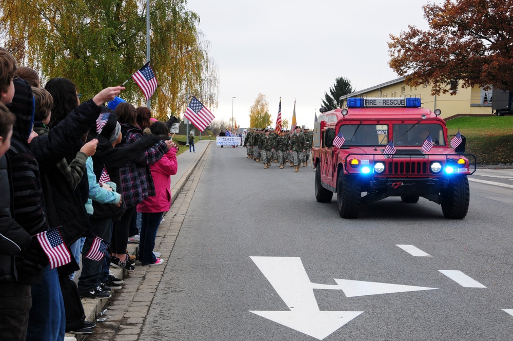 Joint Multinational Readiness Center Veterans Day Parade 2012
