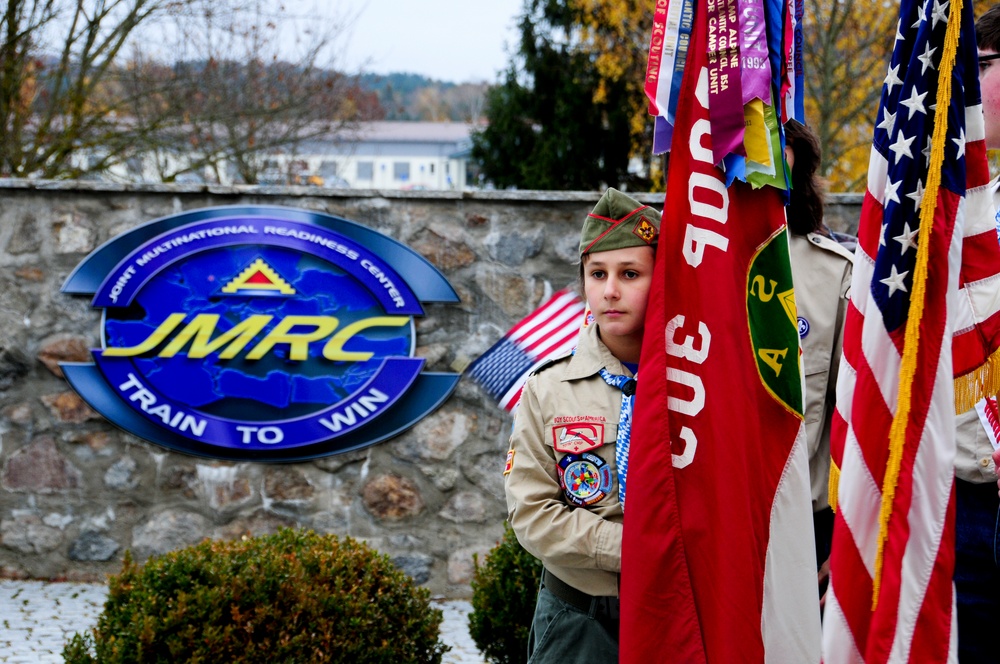 Joint Multinational Readiness Center Veterans Day Parade 2012