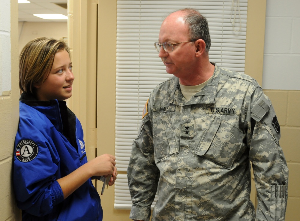 Army Reserve leader visits Hurricane Sandy relief sites in New York City