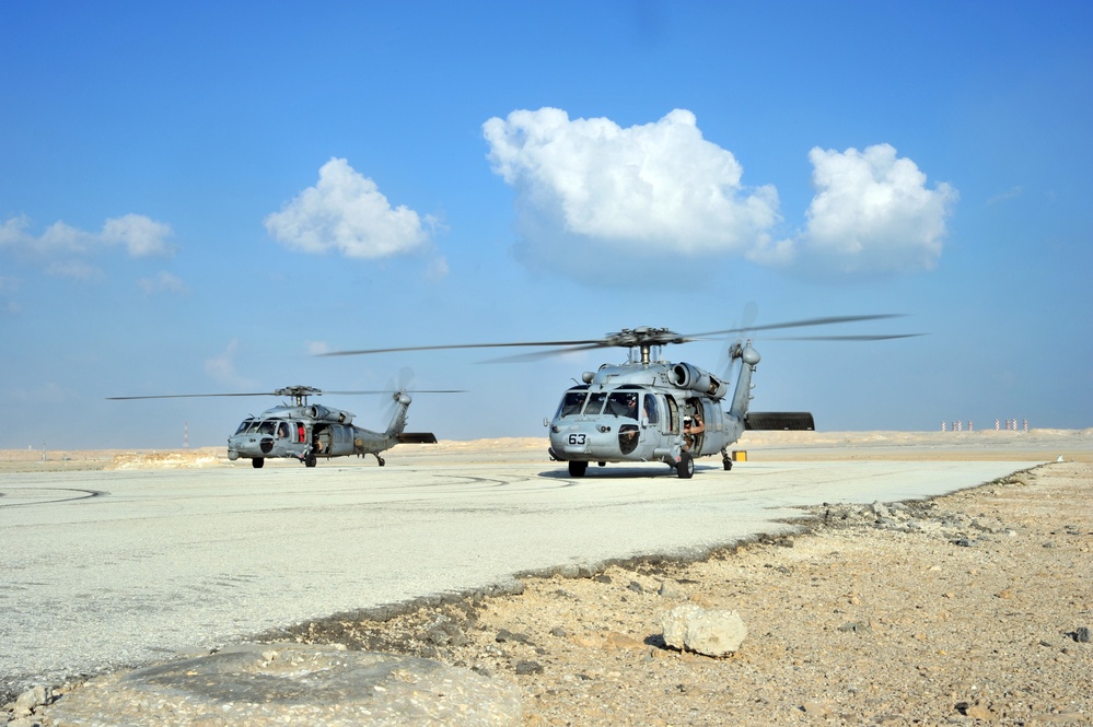 HSC-26 take off and landing training