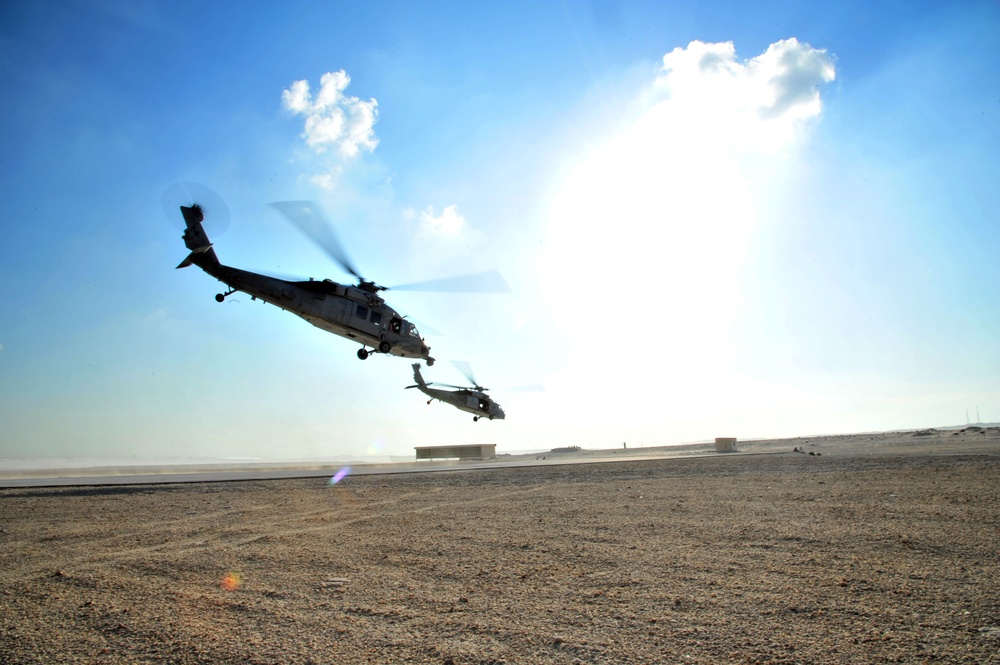 HSC-26 take off and landing training