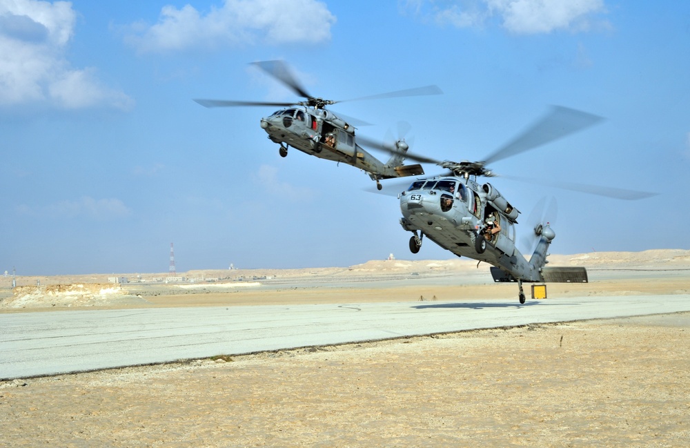 HSC-26 take off and landing training