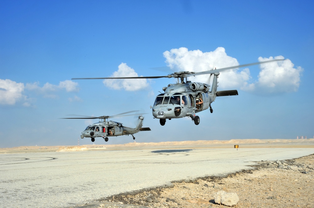 HSC-26 take off and landing training