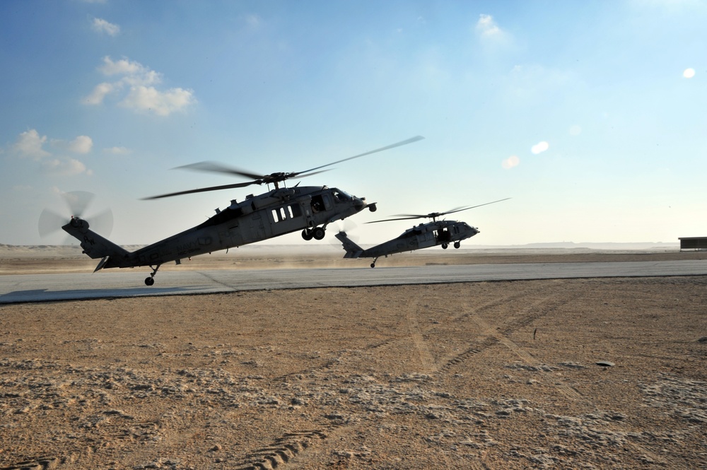 HSC-26 take off and landing training