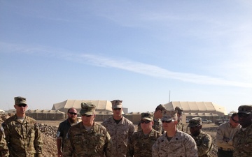 Lt. Gen. Michael D. Barbero visits C-IED lanes