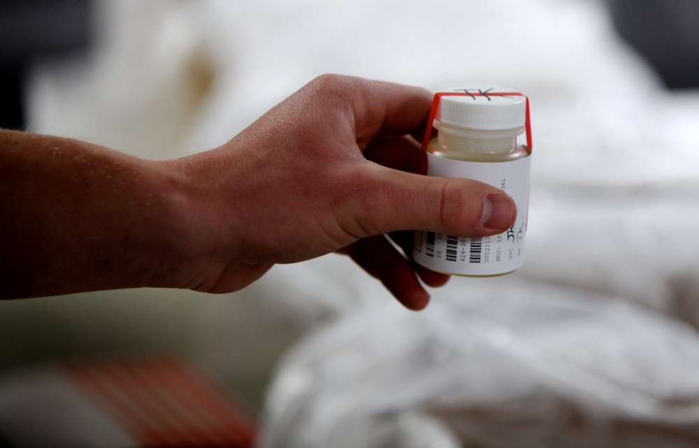 Urinalysis for Marines and Sailors aboard Camp Lejeune to counter drug usage