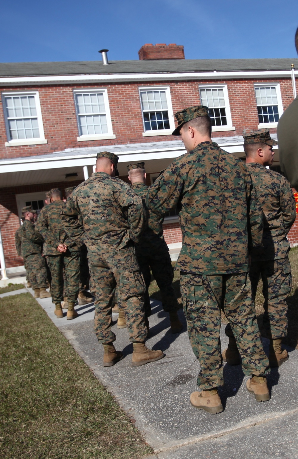 Urinalysis for Marines and Sailors aboard Camp Lejeune to counter drug usage