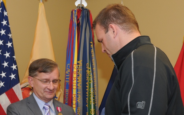 Rep. Runyan visits Joint Base Staging Area for Hurricane Sandy relief