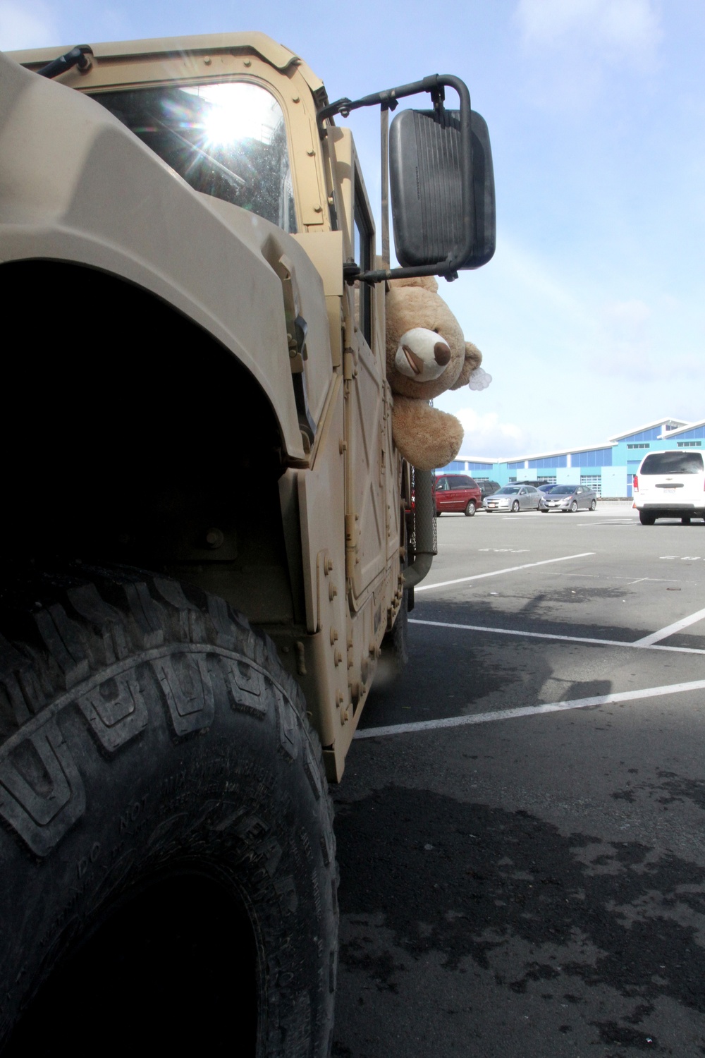 Marines collect Toys for Tots at USS Midway