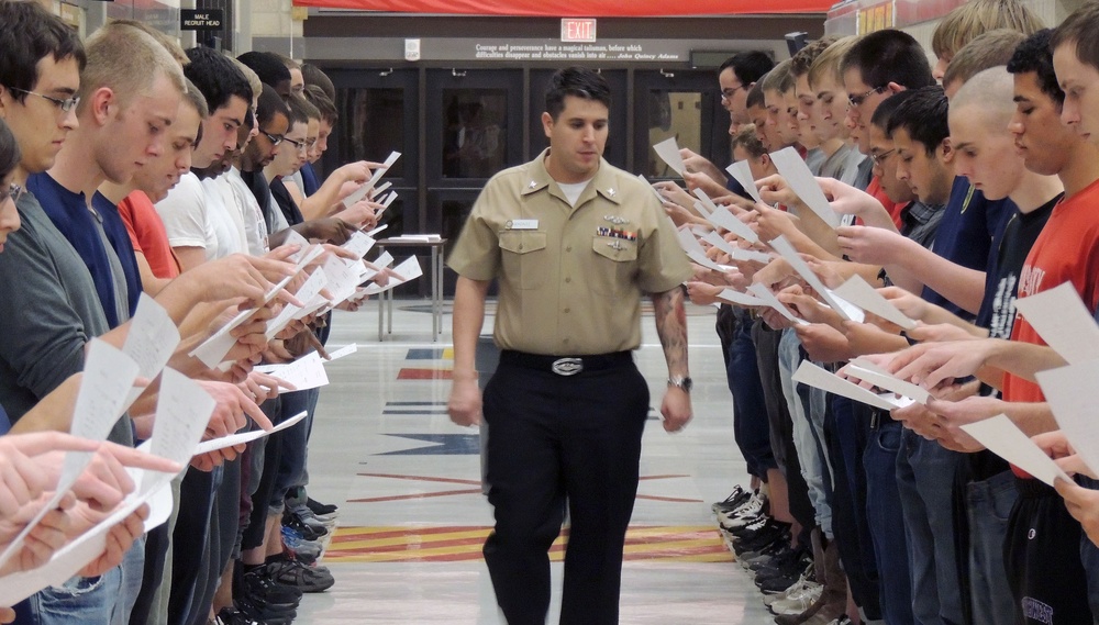 Welcoming new recruits