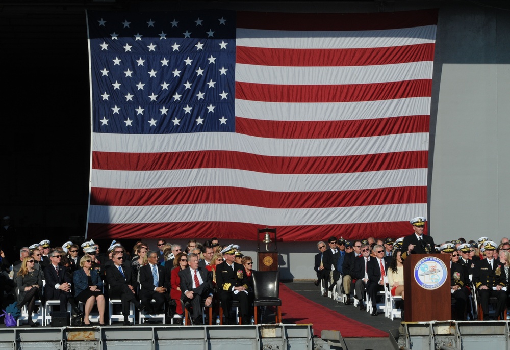 USS Enterprise inactivation ceremony