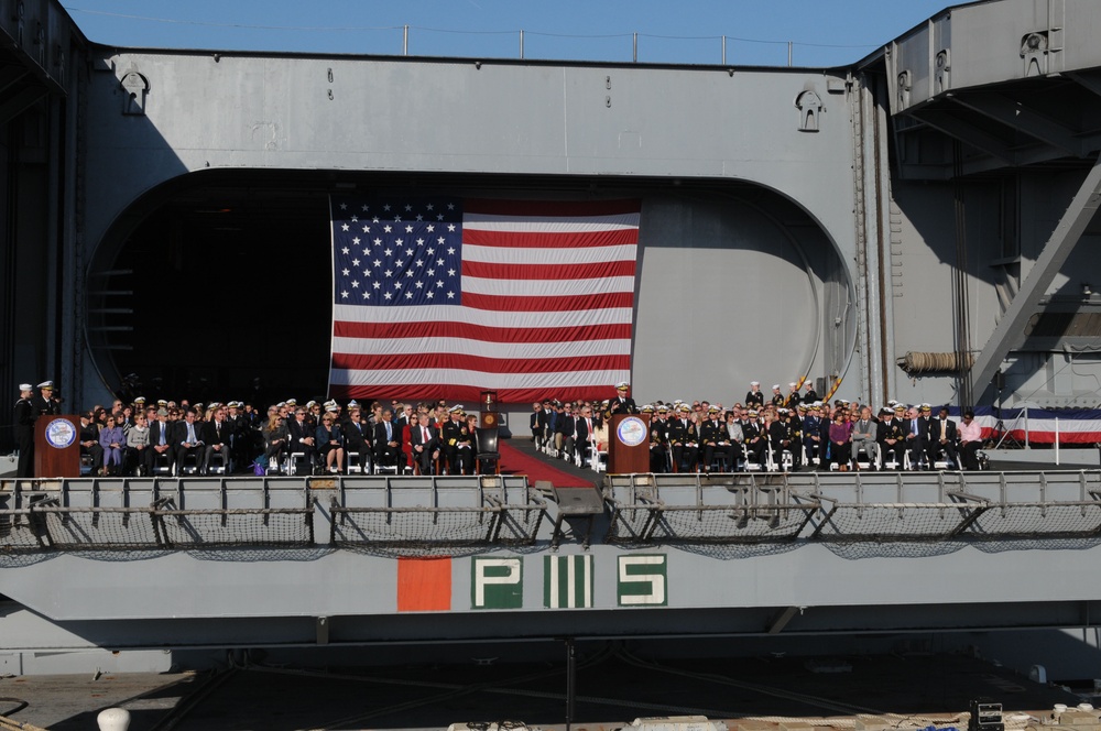 USS Enterprise inactivation ceremony
