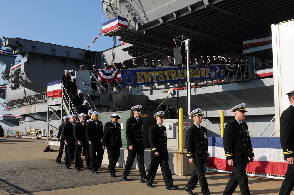 USS Enterprise inactivation ceremony