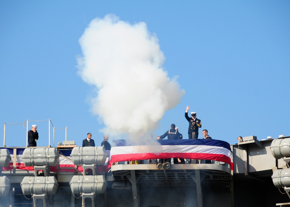 USS Enterprise inactivation ceremony
