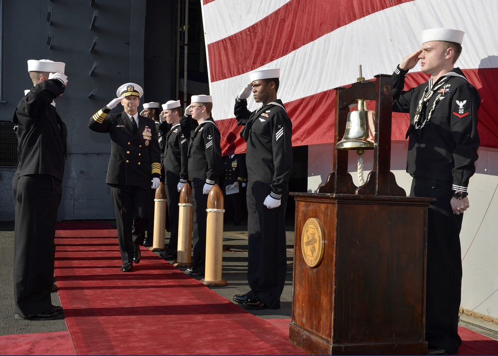 USS Enterprise inactivation ceremony