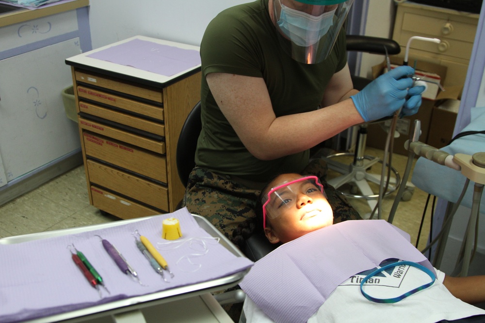 Navy Dentists bring smiles to Tinian
