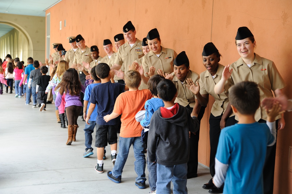 Assembly at Wolf Canyon Elementary School