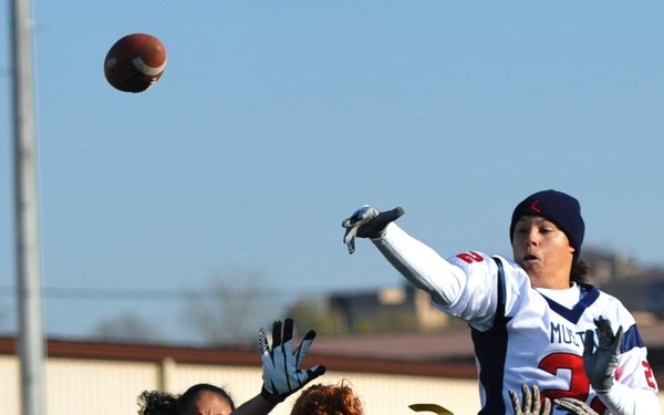 Airmen clash for powder-puff victory