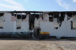 Fort Lee building fire damage