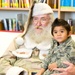 Commando Santa visits the Hurlburt Field library