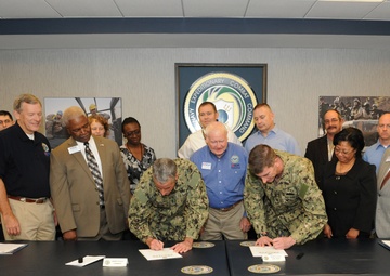 NECC signs statement of employer support of the Guard, Reserve