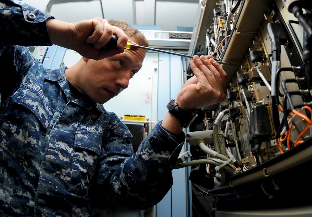 USS George H.W. Bush action