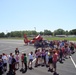 Coast Guard helicopter at St. Louis school