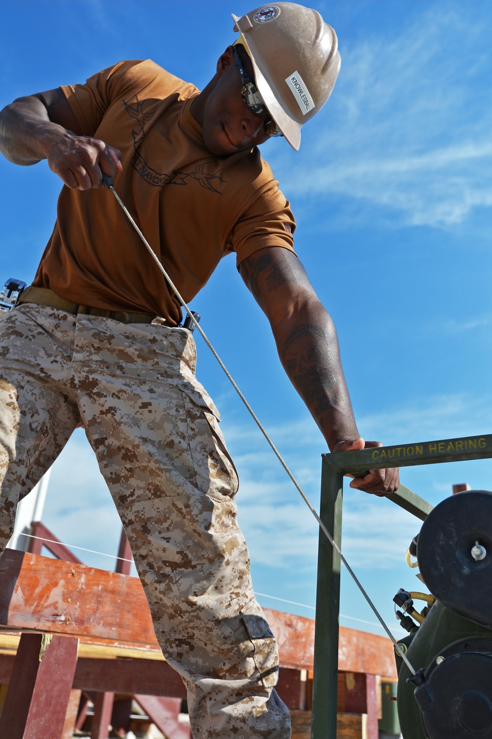 Seabee deck construction