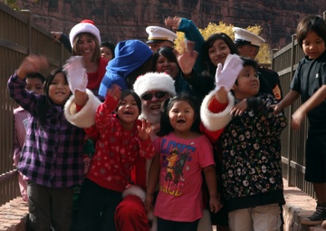 Modern-day warriors bring holiday spirit to most isolated village in America