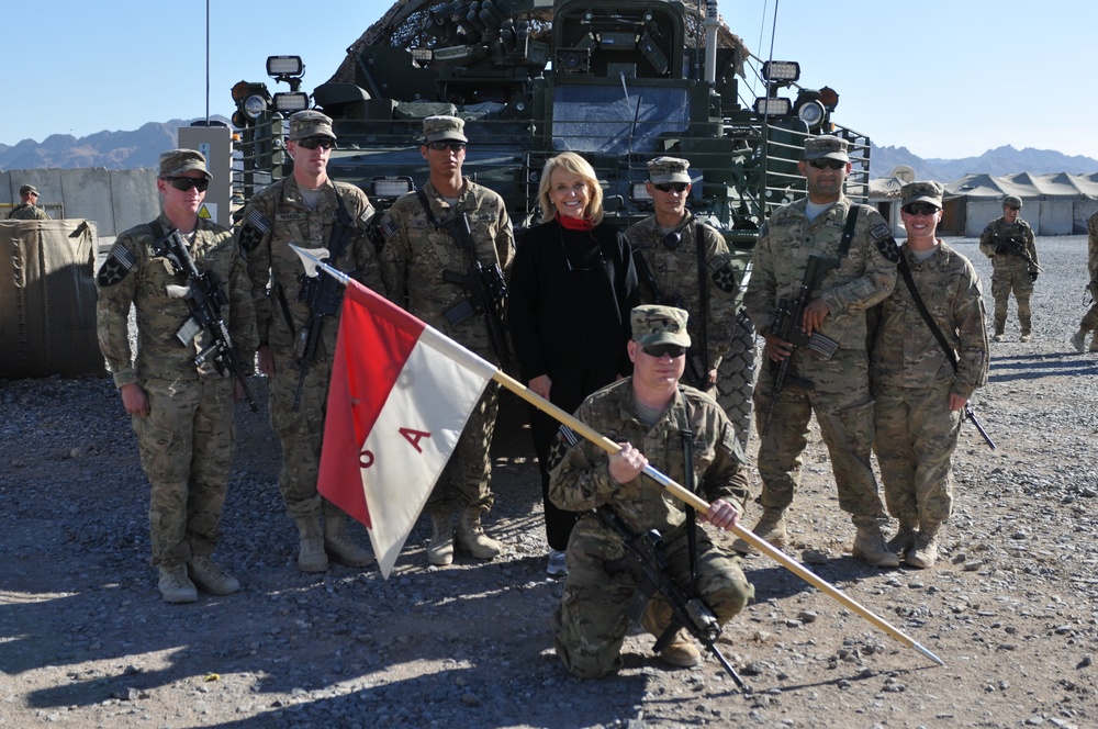 Arizona, Missouri governors visit deployed troops in southern Afghanistan