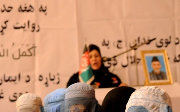 Zabul DoWA raises awareness during 16 Days event