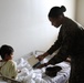 Marines clean hospital, visit children