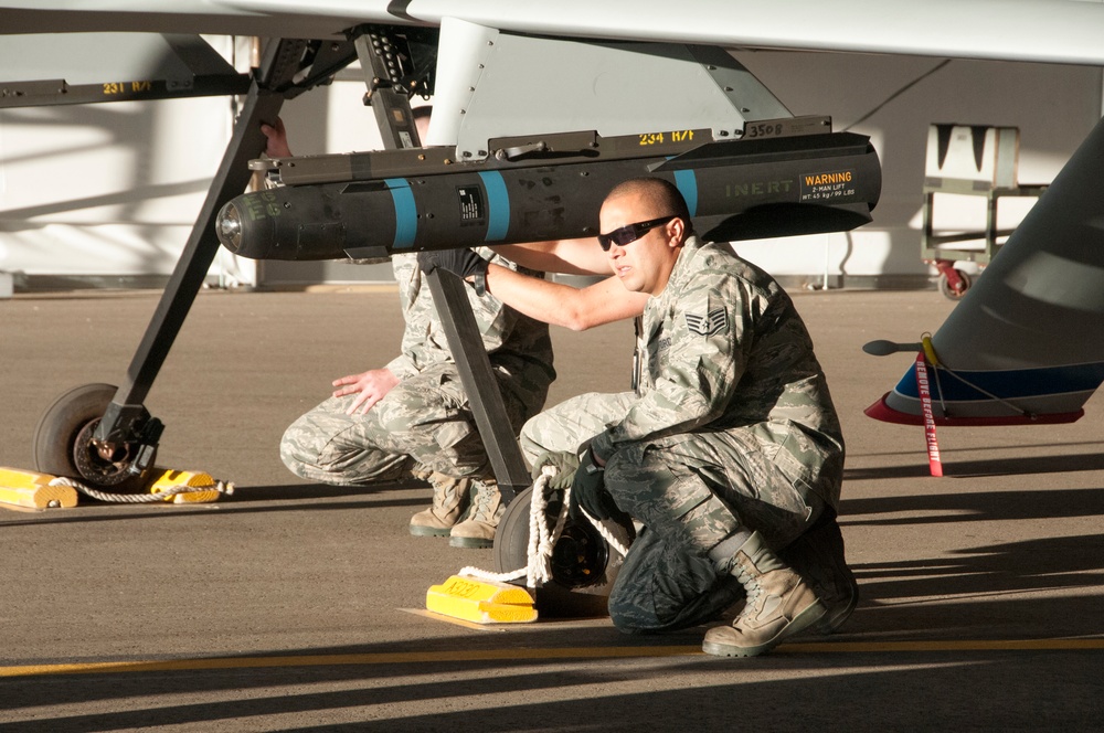 163d Aircraft maintenance aims high with air power!