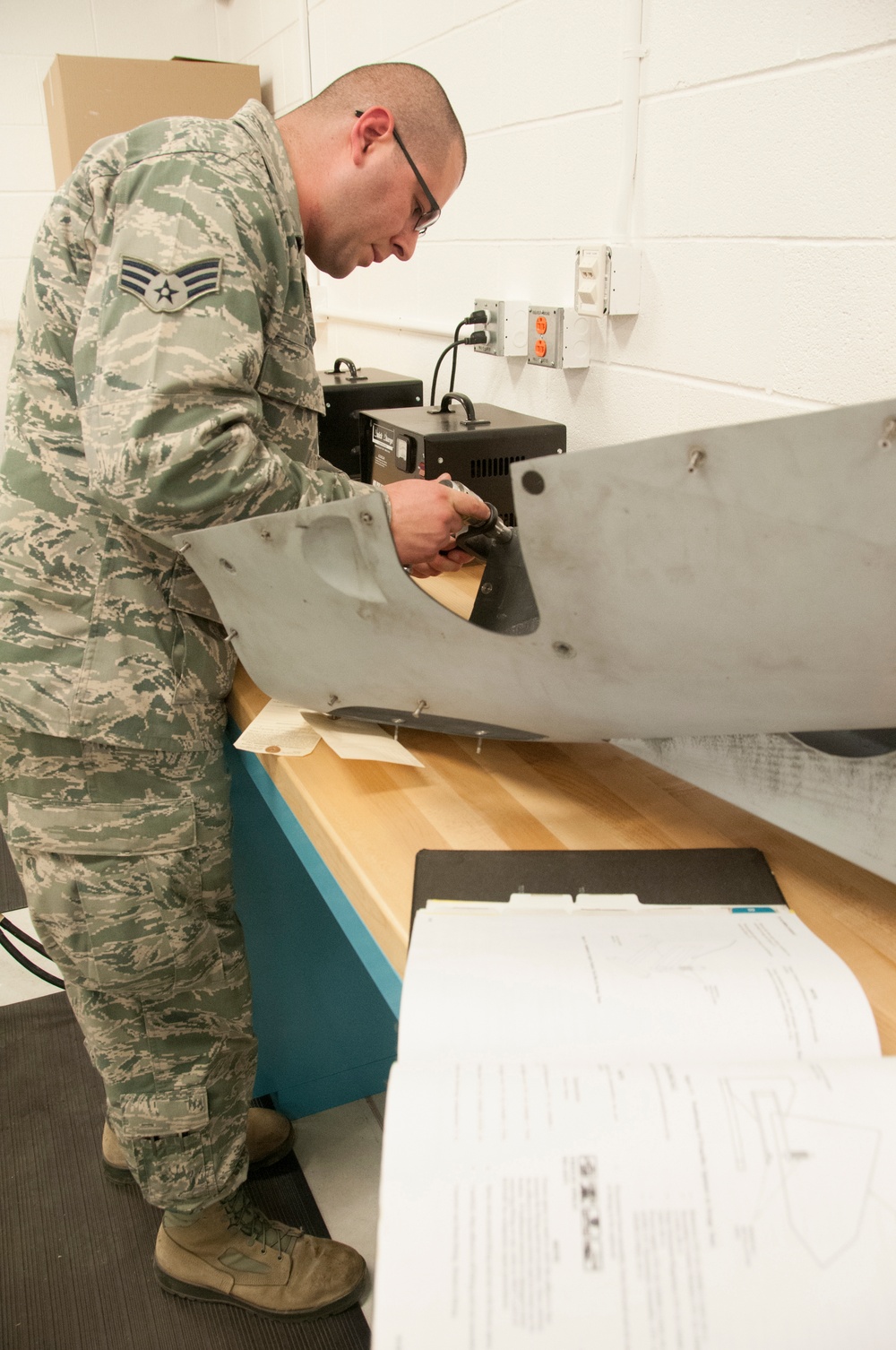 Aircraft maintenance aims high with air power